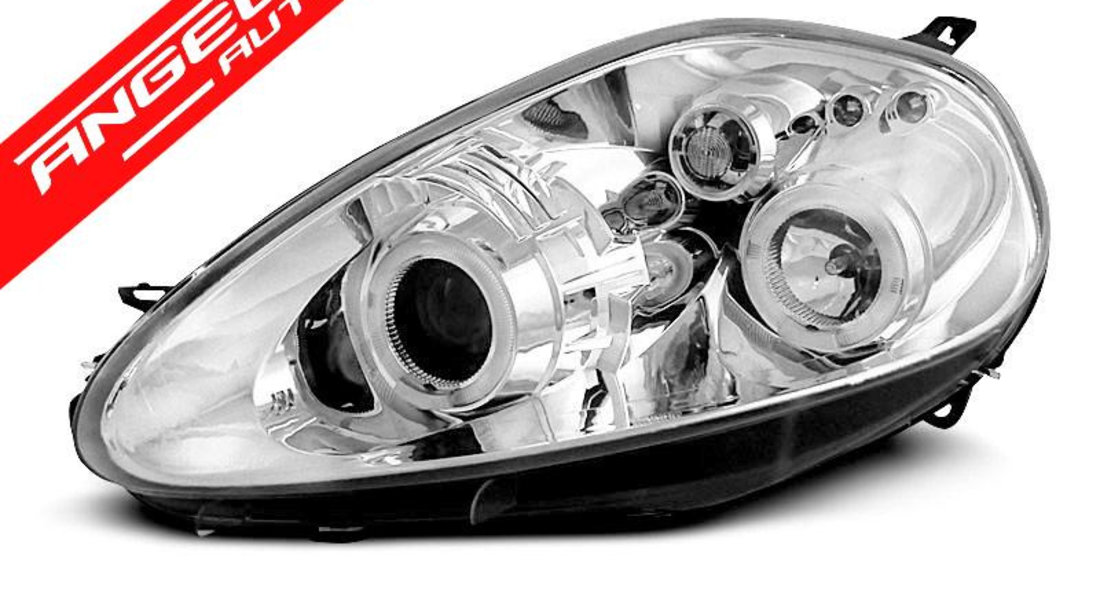 Faruri FIAT GRANDE PUNTO 09.05-08 ANGEL EYES CHROME