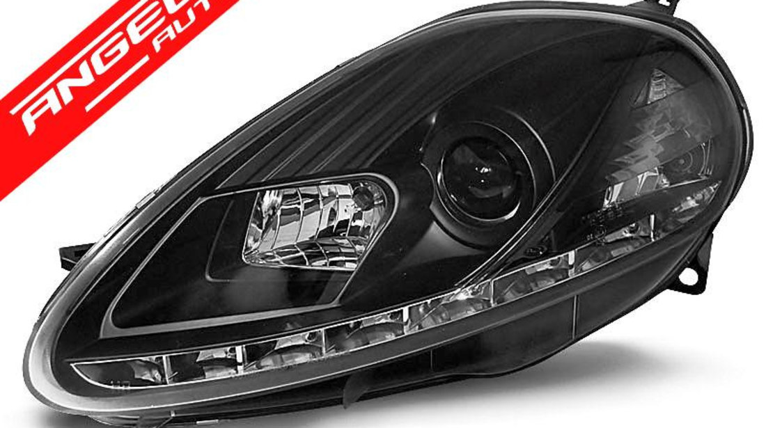 Faruri FIAT GRANDE PUNTO 2005-2008 Black