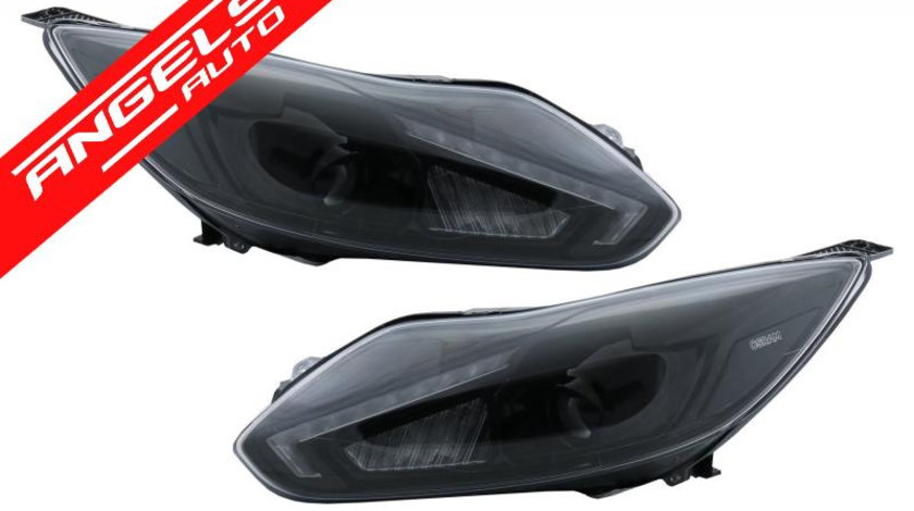 Faruri Focus 3 Osram LED Ford 2011-up Negru Upgrade pentru Halogen