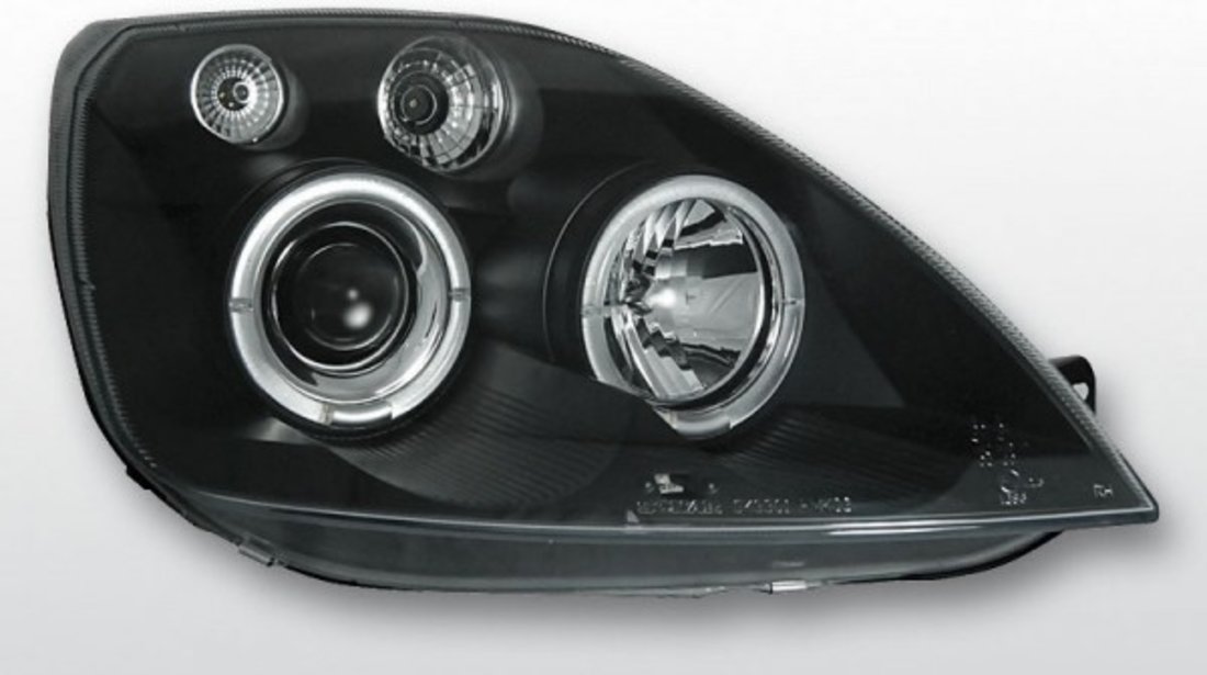 Faruri FORD FIESTA MK6 05.02-08.05 ANGEL EYES Negru