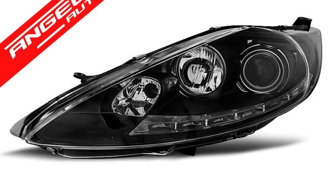 Faruri FORD FIESTA MK7 08.08-09.12 DAYLIGHT Negru