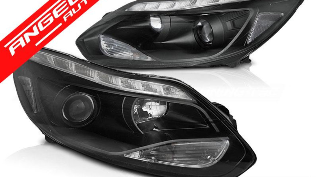 Faruri FORD FOCUS MK3 11- 10.14 LED Negru