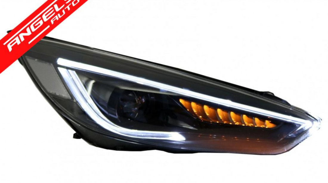 Faruri FORD Focus Mk3 RHD (2015-2017) LED Semnalizare Dinamica Design