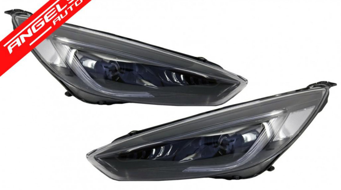 Faruri FORD Focus Mk3 RHD (2015-2017) LED Semnalizare Dinamica Design