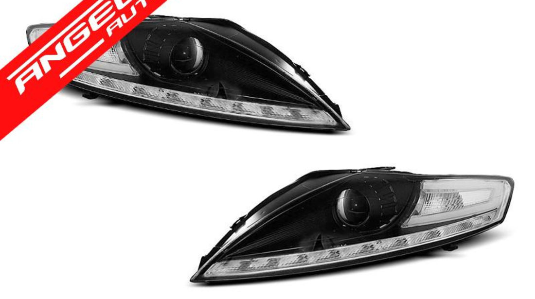 Faruri FORD MONDEO 07.07-11.10 DAYLIGHT Negru LED INDICATOR