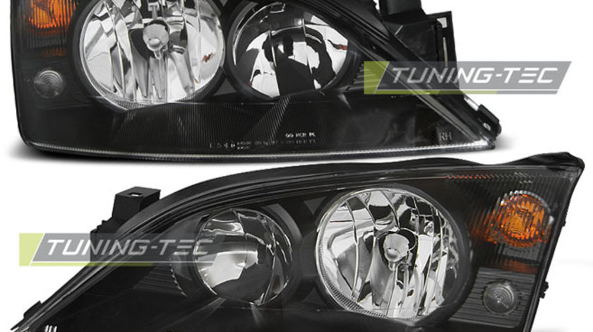 Faruri Ford Mondeo MK3, anul fabricatiei 09.2000-05.2007,model Negru, cu becuri faza lunga si faza