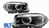 Faruri Full LED Angel Eyes compatibil cu BMW Seria...