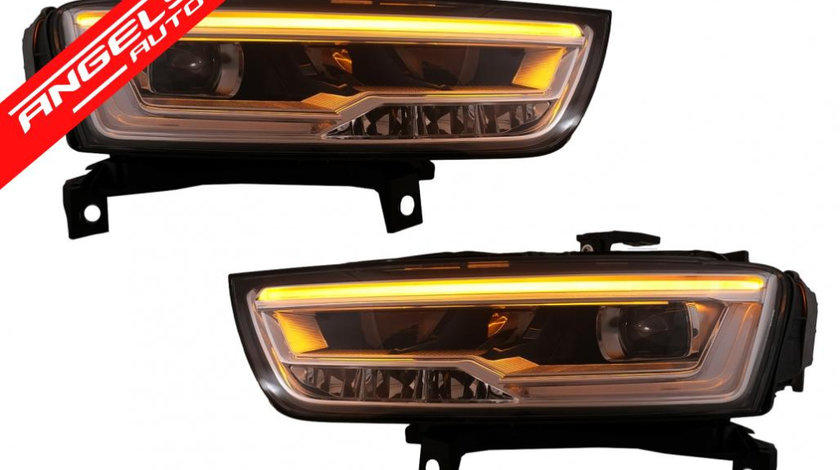 Faruri Full LED Audi Q3 8U Facelift (14-17) Conversie Xenon la LED