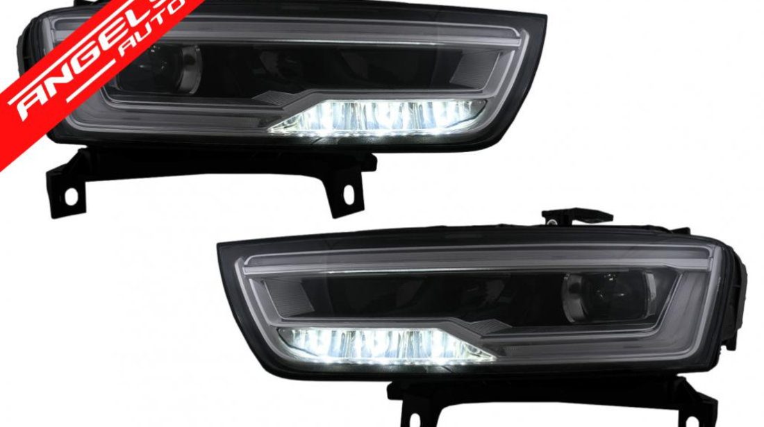 Faruri Full LED Audi Q3 8U Facelift (14-17) Conversie Xenon la LED