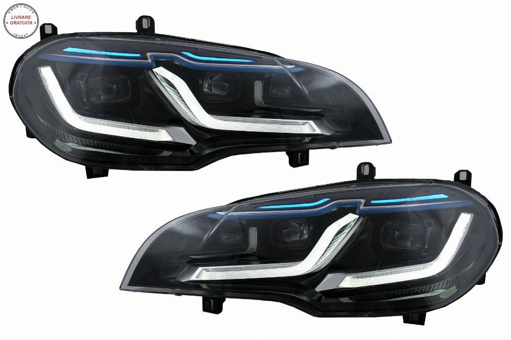 Faruri Full LED BMW X5 E70 (2007-2014) Conversie de la HID la LED- livrare gratuita