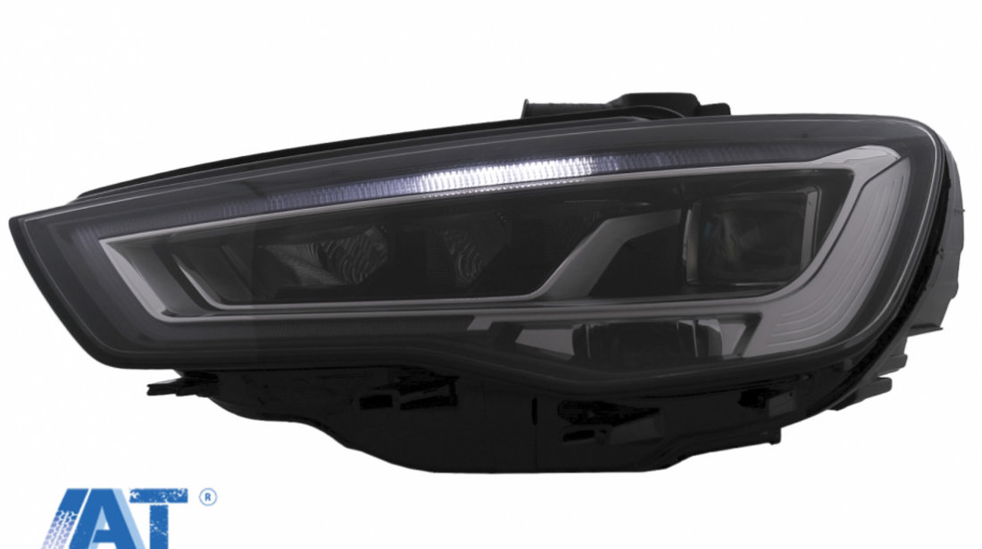 Faruri Full LED compatibil cu Audi A3 8V Pre-Facelift (2013-2016) Upgrade pentru Halogen cu Semnalizare Dinamica Secventiala LHD