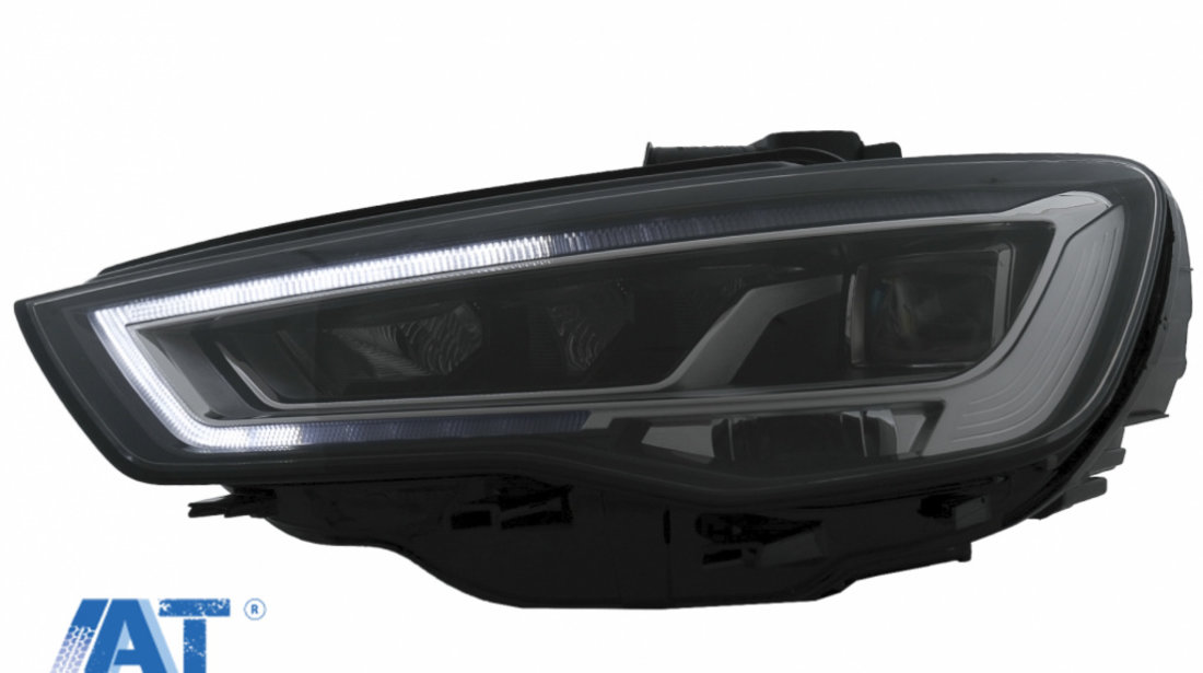 Faruri Full LED compatibil cu Audi A3 8V Pre-Facelift (2013-2016) Upgrade pentru Halogen cu Semnalizare Dinamica Secventiala LHD