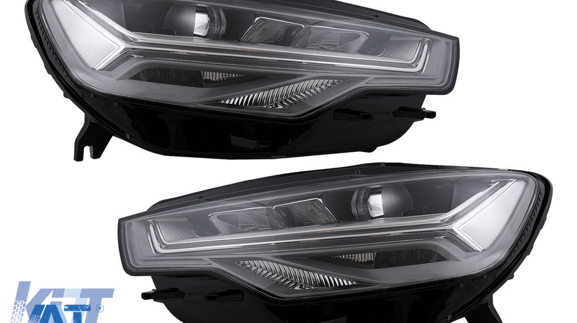 Faruri Full LED compatibil cu Audi A6 4G C7 (2011-2014) Facelift Design conversie de la Xenon la LED