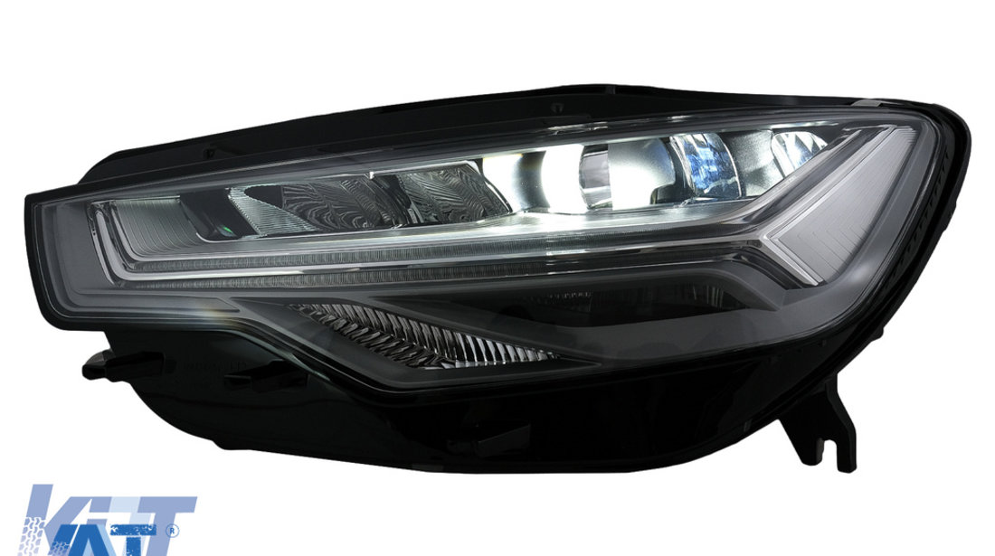 Faruri Full LED compatibil cu Audi A6 4G C7 (2011-2014) Facelift Design conversie de la Xenon la LED