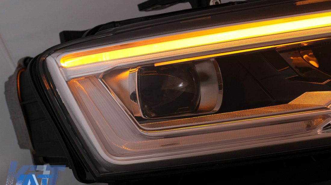 Faruri Full LED compatibil cu Audi Q3 8U Facelift (2014-2017) Conversie de la Xenon la LED