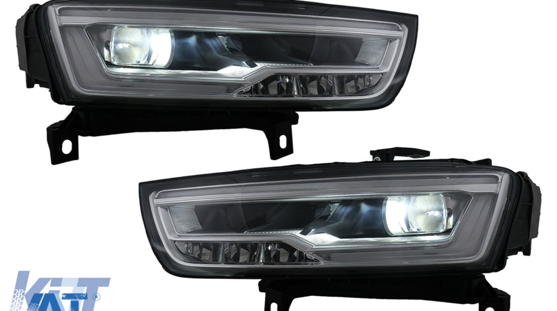 Faruri Full LED compatibil cu Audi Q3 8U Facelift (2014-2017) Conversie de la Xenon la LED