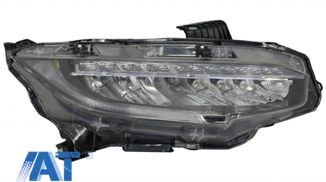 Faruri Full LED compatibil cu HONDA Civic Mk10 FC/FK (2016-Up) Sedan & Hatchback Semnalizare Dinamica