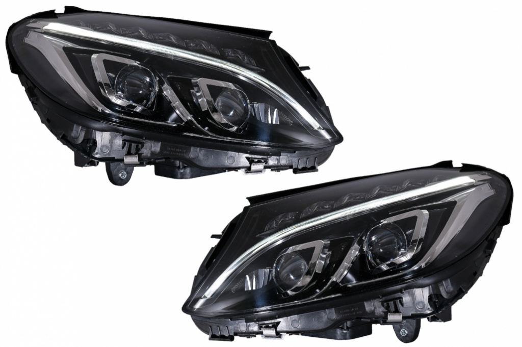 Faruri Full LED compatibil cu Mercedes C-Class W205 S205 A205 C205 (2014-2018) HLMBW205OE