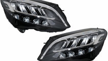 Faruri Full LED compatibil cu Mercedes C-Class W20...