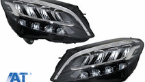 Faruri Full LED compatibil cu Mercedes C-Class W20...