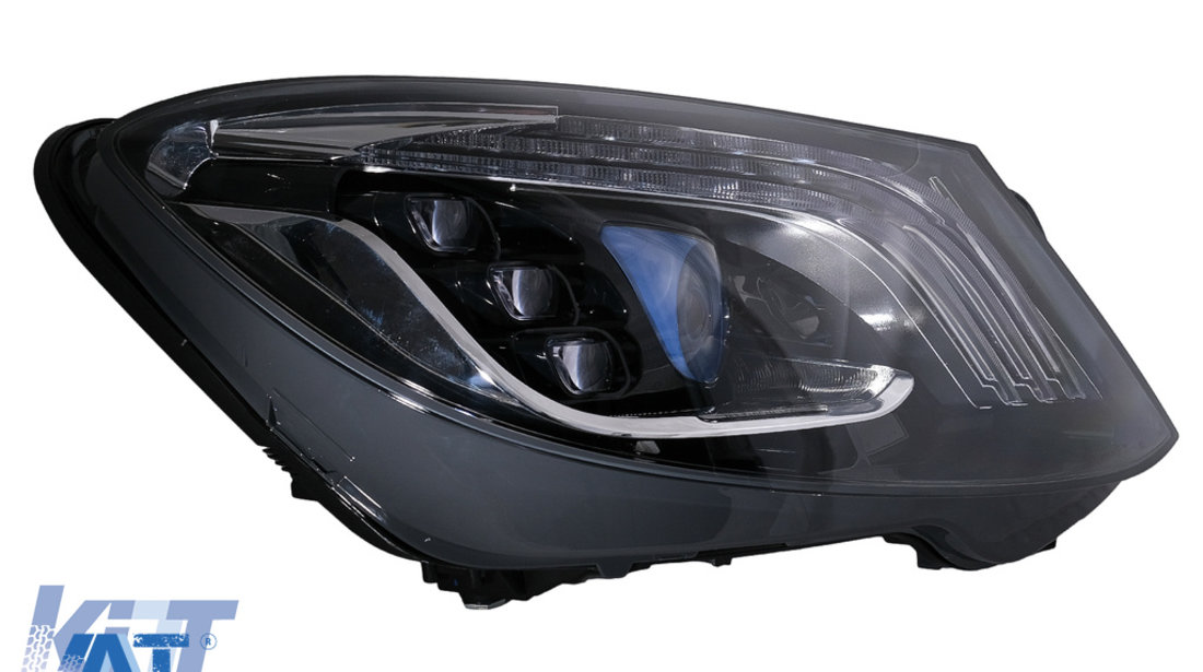 Faruri Full LED compatibil cu Mercedes S-Class W222 (2013-2017) Facelift Design Semnal Dinamic