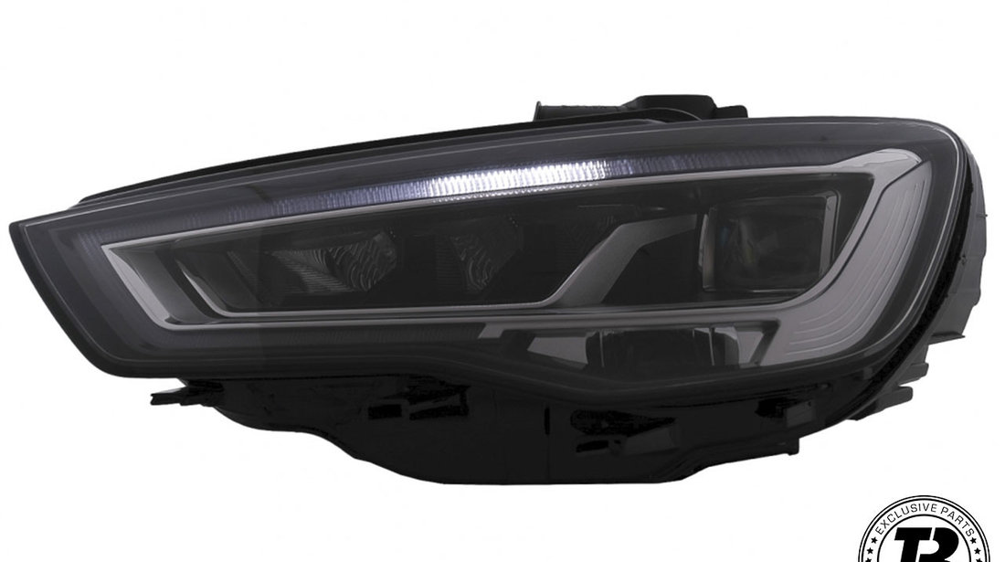 Faruri Full LED compatibile cu Audi A3 8V Pre-Facelift (13-16) cu Semnalizare Dinamica Secventiala