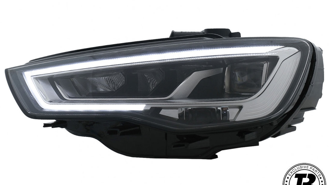 Faruri Full LED compatibile cu Audi A3 8V Pre-Facelift (13-16) cu Semnalizare Dinamica Secventiala