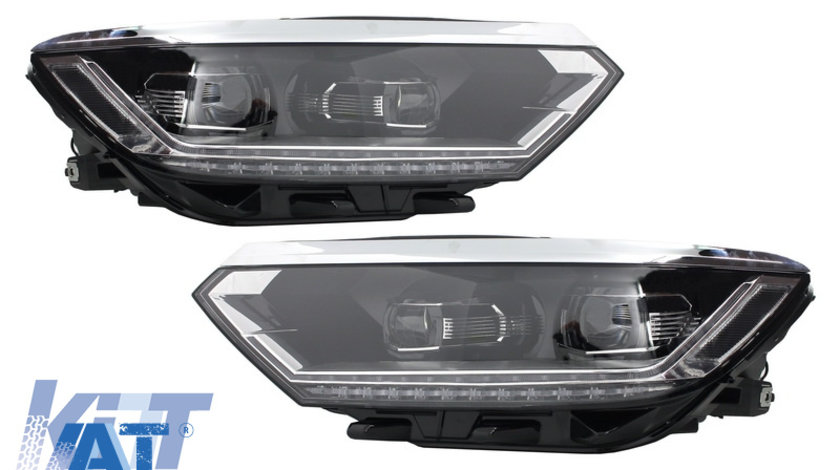 Faruri Full LED Dinamic compatibil cu VW Passat B8 3G (2014-2019) Matrix Look