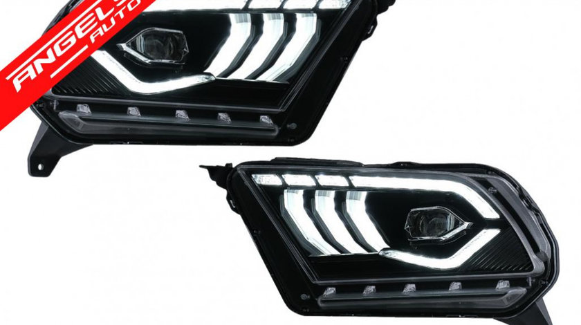 Faruri Full LED Ford Mustang V (2010-2014) Semnal Dinamic Secvential