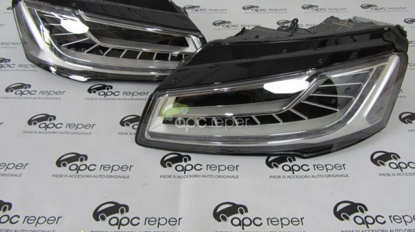 Faruri Full Led Matrix Audi A8 4H Facelift Originale Complete