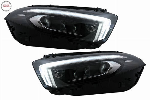 Faruri Full LED Mercedes A-Class W177 V177 (2018-2022) Conversie de la Halogen la