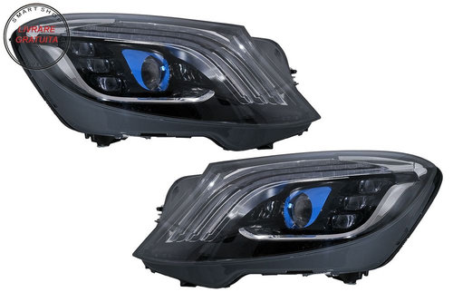 Faruri Full LED Mercedes S-Class W222 (2013-2017) Facelift Design Semnal Dinamic