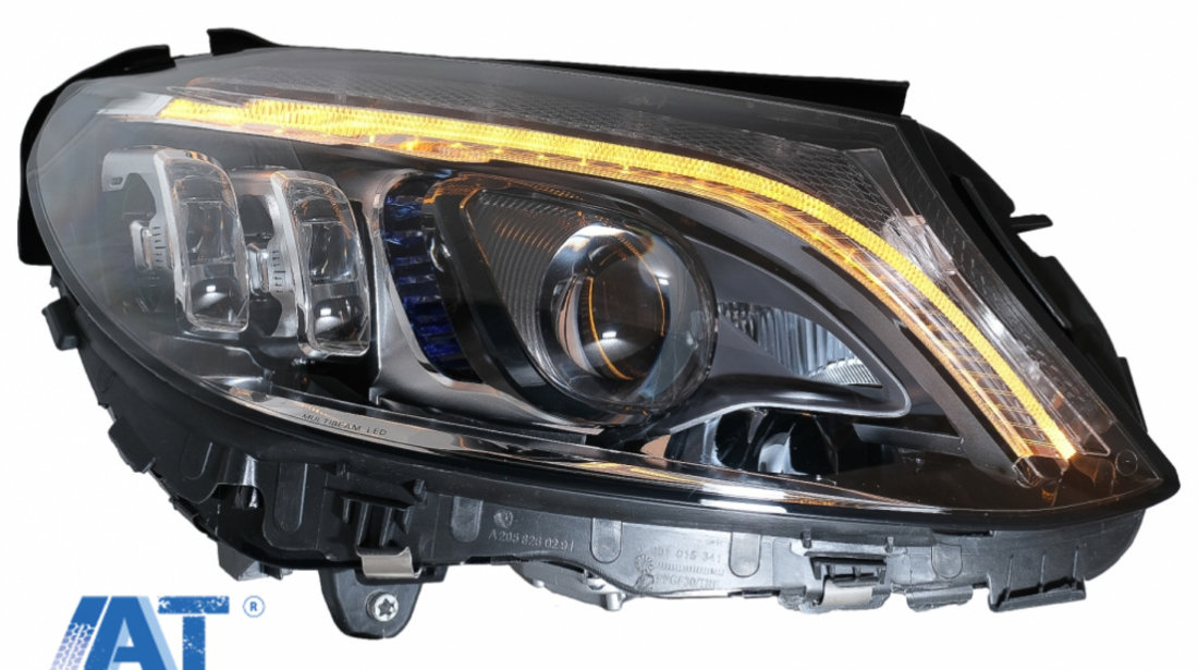 Faruri Full Multibeam LED compatibil cu Mercedes C-Class W205 S205 (2014-2018) LHD