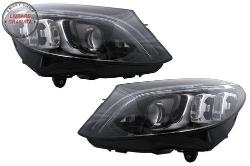 Faruri Full Multibeam LED Mercedes C-Class W205 S205 (2014-2018) LHD- livrare gratuita