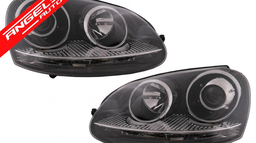 Faruri Golf 5 cu Lupe (2003-2007) GTI R32 Design Chrome