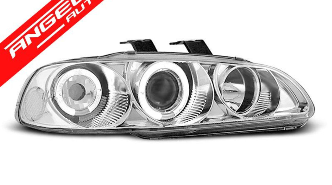 Faruri HONDA CIVIC 09.91-08.95 2D/3D ANGEL EYES CHROME