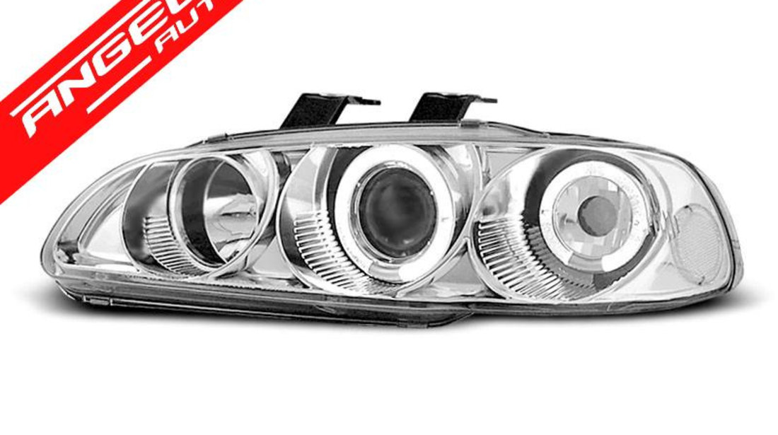 Faruri HONDA CIVIC 09.91-08.95 2D/3D ANGEL EYES CHROME