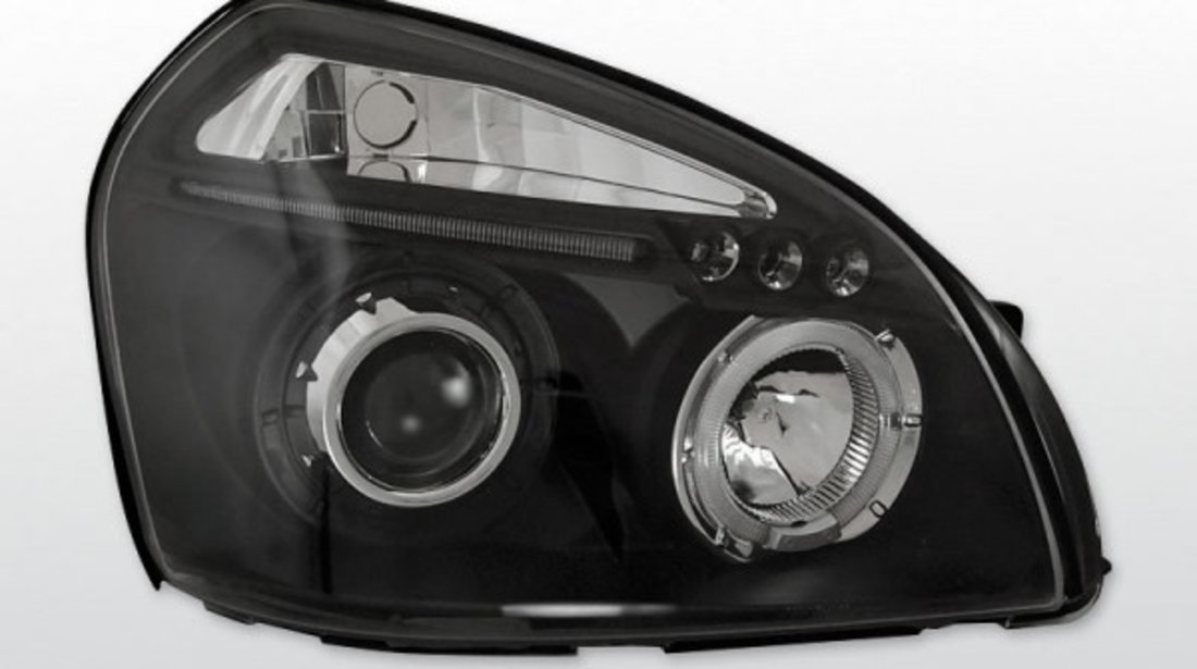 Faruri Hyundai Tucson 2004-2010 Angel eyes Negru