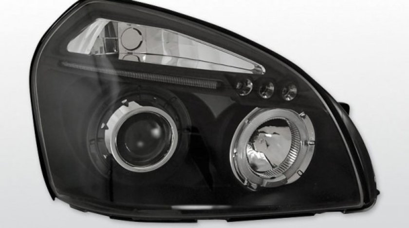 Faruri Hyundai Tucson 2004-2010 Angel eyes Negru