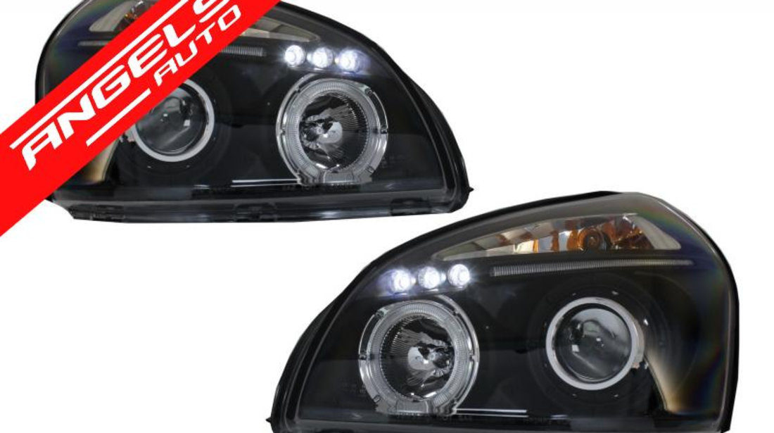 Faruri Hyundai Tucson (2004-2010) Negre Angel Eyes