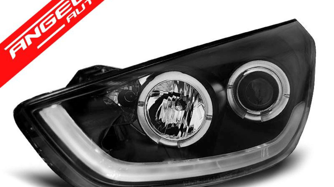 Faruri HYUNDAI TUCSON IX35 10-13 Negru TUBE LIGHT