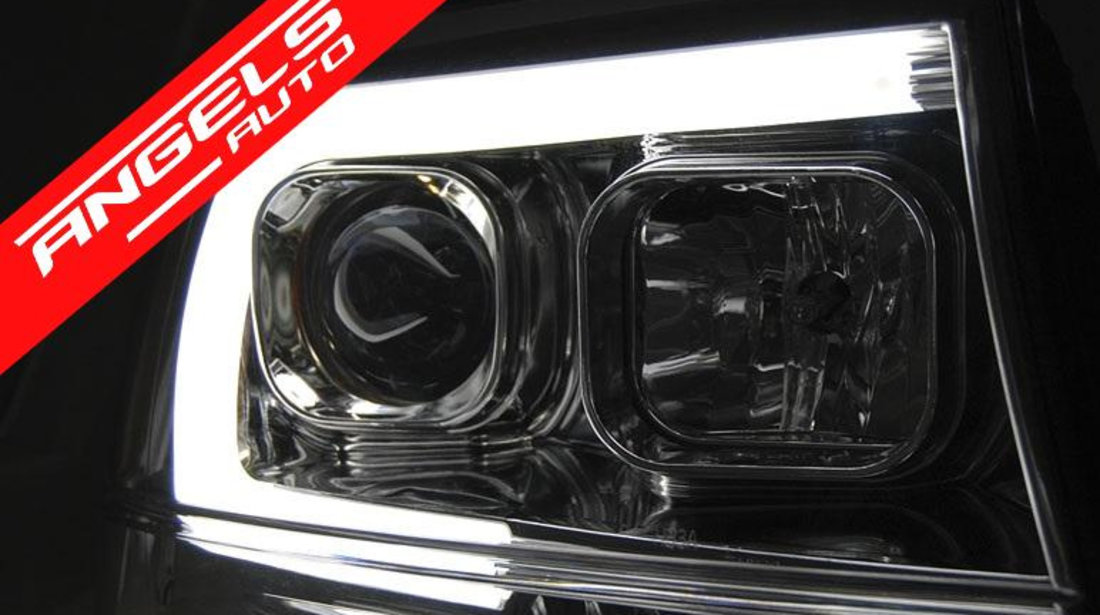 Faruri JEEP GRAND CHEROKEE 99-05 TUBE LIGHT CHROME