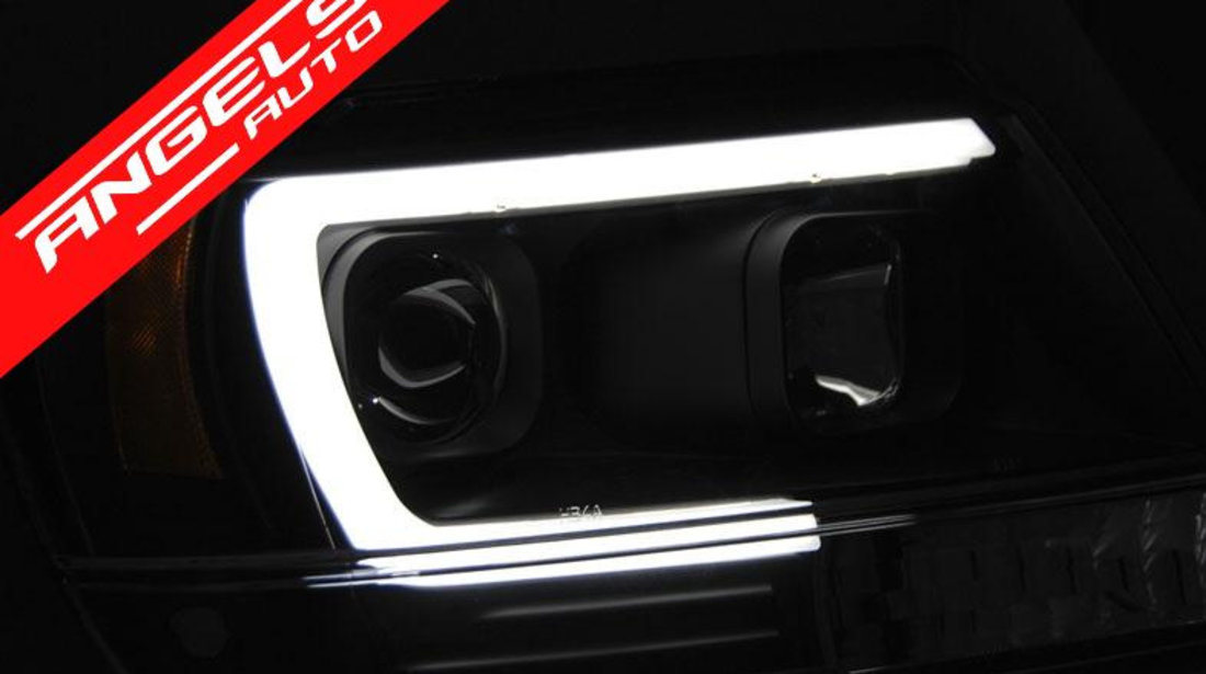 Faruri Jeep Grand Cherokee 99 05 Tube Light Negru