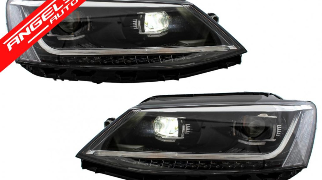 Faruri Jetta Mk 6 LED DRL 2011-2017 Semnal LED Dinamic