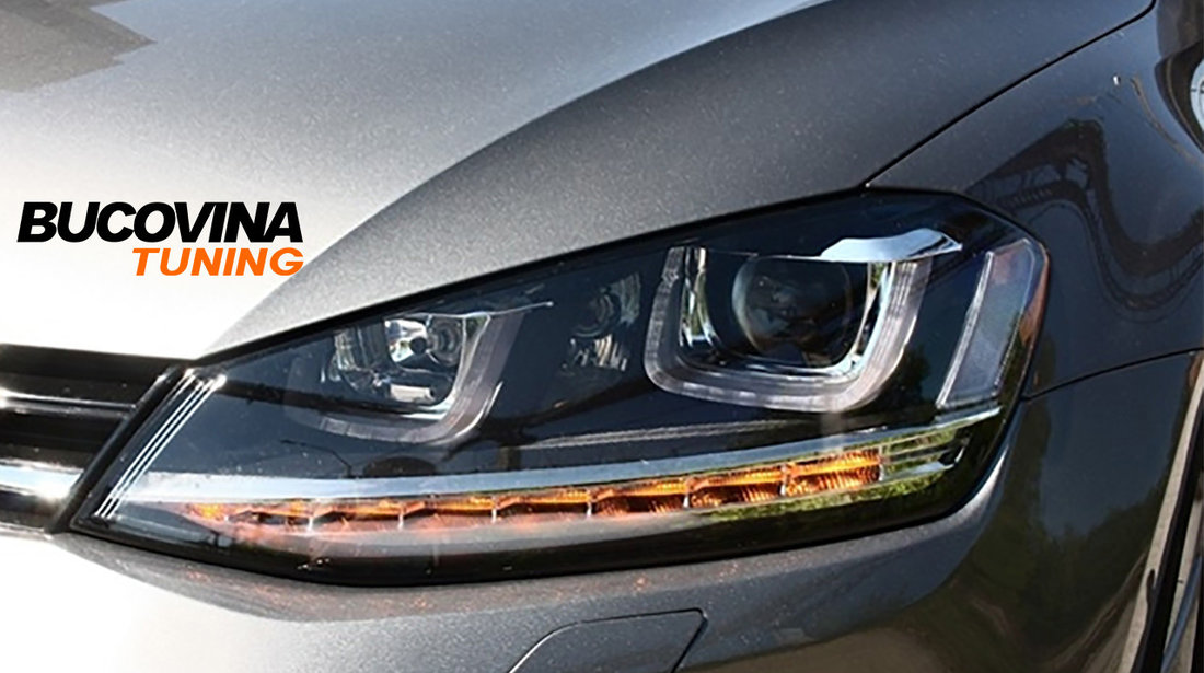 Faruri LED 3D compatibile cu VW Golf 7 (12-17)