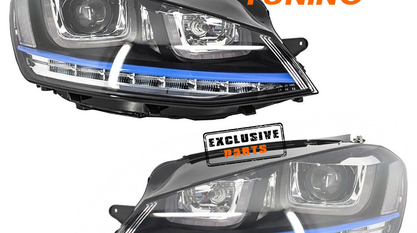 Faruri LED 3D VW Golf 7 (12-17) GTE Design