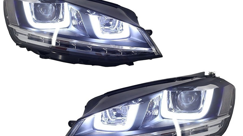 Faruri LED 3D VW Golf 7 (12-17) R-Line Design