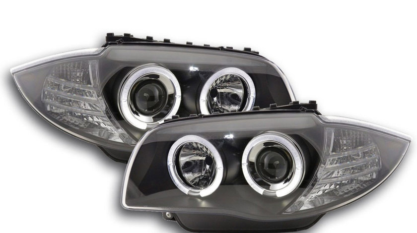 Faruri LED Angel Eyes BMW E81 E82 E87 E88 Seria 1