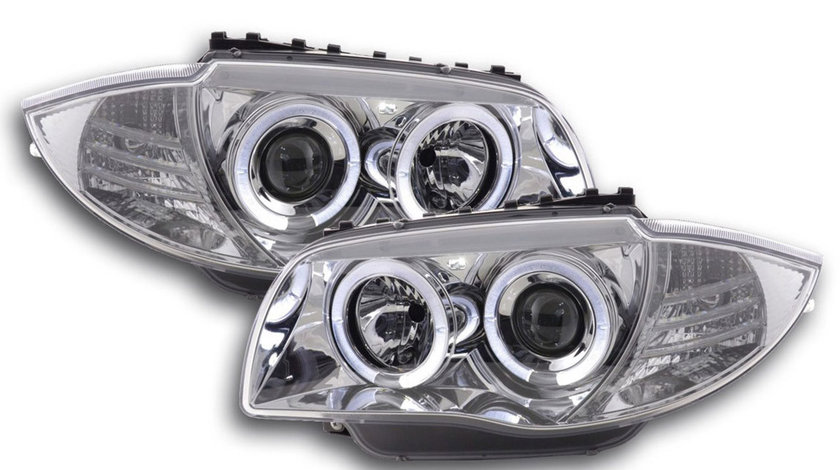 Faruri LED Angel Eyes BMW E81 E82 E87 E88 Seria 1