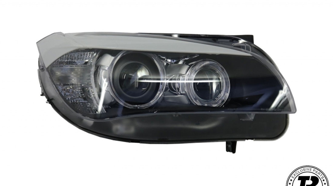 Faruri LED Angel Eyes compatibil cu BMW X1 E84 (09-12) Xenon Look